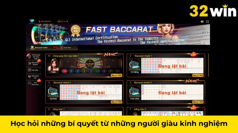 Học hỏi những bí quyết từ những người giàu kinh nghiệm