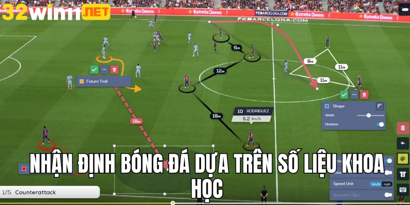 Nhận định bóng đá dựa trên số liệu khoa học