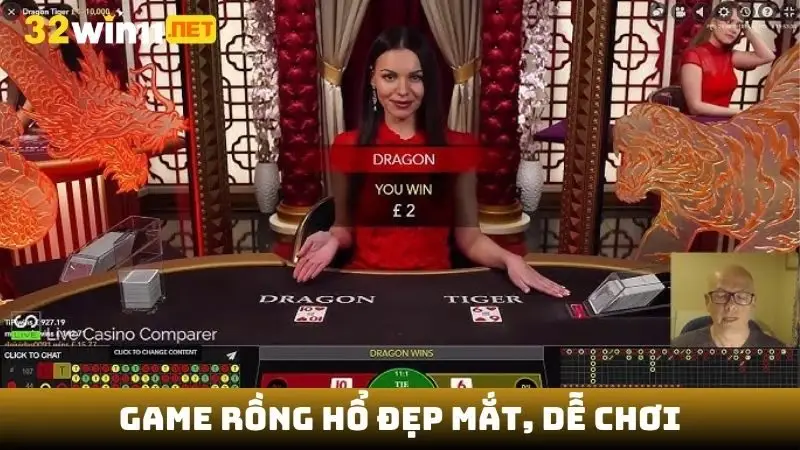 Game rồng hổ đẹp mắt, dễ chơi