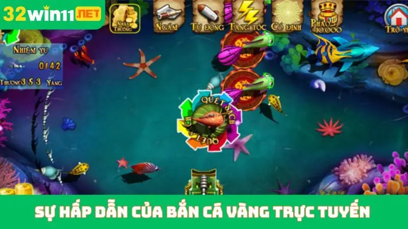 Sự hấp dẫn của bắn cá vàng trực tuyến